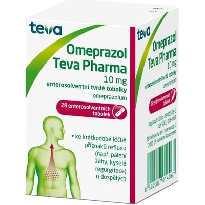 OMEPRAZOL TEVA PHARMA POR 10MG CPS ETD 28 – Hledejceny.cz