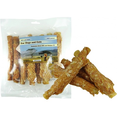 For Dog & Cat Soft vepřová rolka 3 x 15 cm s kuřecím masem 450 g