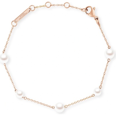 Daniel Wellington Pozlacený náramek s perlami Swarovski Pearl Step DW00402108