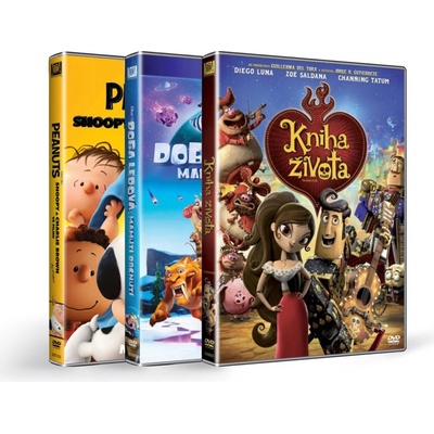 Doba ledová Mamutí drcnutí Kniha života Peanuts Snoopy a Charlie Brown ve filmu DVD – Hledejceny.cz