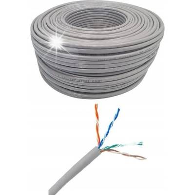 Netrack CCA LAN-GY6U-100 Cat6 UTP 100m šed