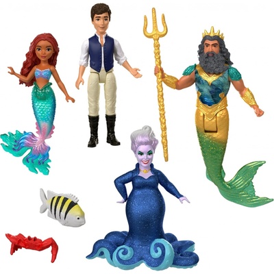 Mattel Disney Princess Malá mořská víla Ariel s kamarády