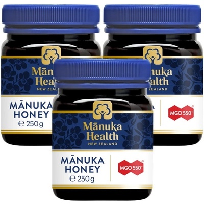 Manuka Květové Medy MGO™ 550+ 3 x 250 g