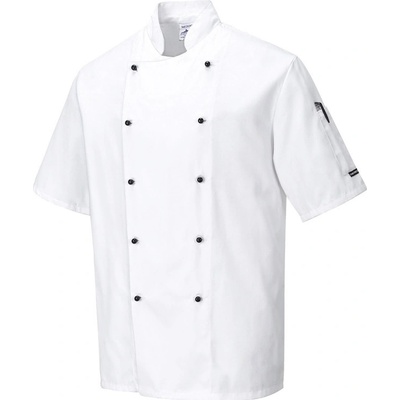 Portwest Kent Chefs C734 krátky rukáv biely XL