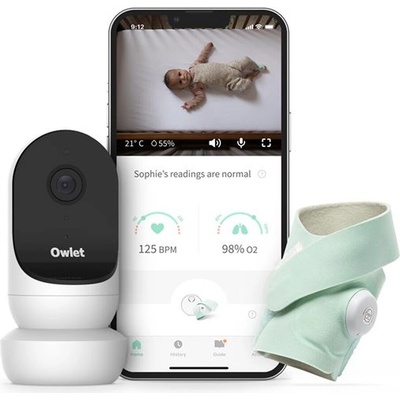Owlet Smart Sock 3 Mint + Cam 2 White – Hledejceny.cz