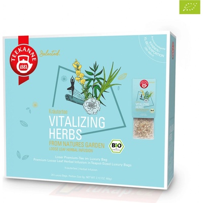 Teekanne BIO Selected. Vitalizing Herbs Luxury Bag 20 x 4 g