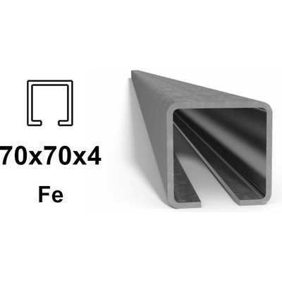 C-Profil 70x70x4 mm, Fe 4 m (CP-70-4)