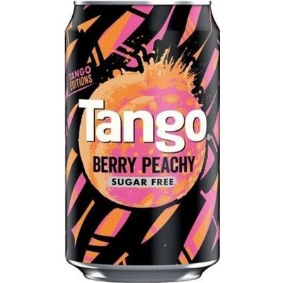 Tango sycený nápoj s příchutí bobulových plodů a broskve 330 ml