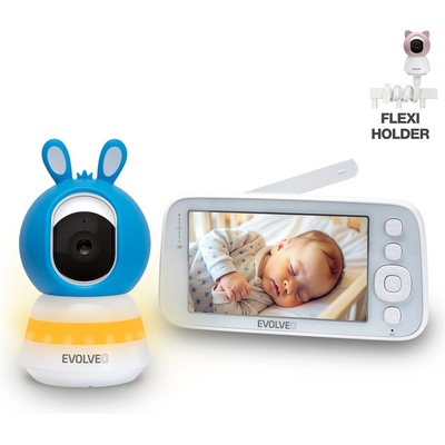 Evolveo Baby Monitor N5 set modrá