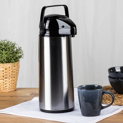 Haushalt international Nerezová termoska s pumpičkou 1,9 l