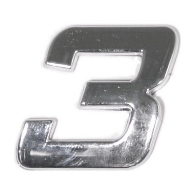Chrom samolepící číslo 3