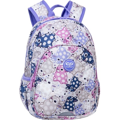 COOLPACK TOBY Školský batoh pre prváčikov pre dievča WHITE BUNNY Zajačiky