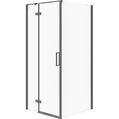 CERSANIT JOTA rohový sprchový kout (90x90X195) průhledné sklo černý, LEVÝ S160-003 – Hledejceny.cz