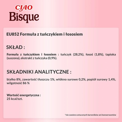 Ciao Bisque Tuna with salmon 40 g