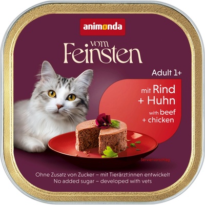 Animonda Vom Feinsten Adult hovězí, kuřecí 32 x 100 g – Hledejceny.cz