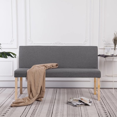 shumee Lavice 139,5 cm světle šedá polyester