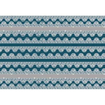Preinterier FT3867 Fototapeta na stenu Čipkovaný vzor – modrý vlies 104cm x 70cm