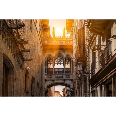Dimex MS-5-1030 Vliesová fototapeta Carrer del Bisbe Barcelona rozměry 375 x 250 cm