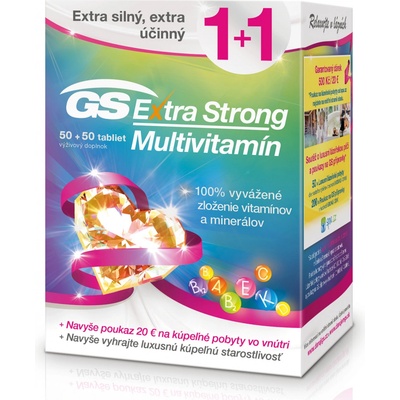 GS Extra Strong Multivitamín 100 tabliet