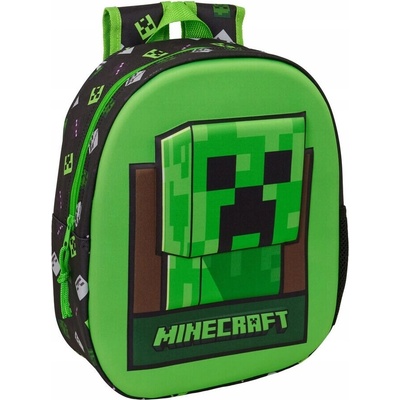 MINECRAFT CREEPER batoh 3D VYPUKLÝ 33cm