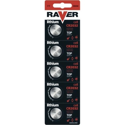 RAVER CR2032 5 ks B7332