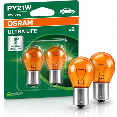 Osram Ultra Life 7507ULT-02B PY21W BAU15s 12V 21W 2 ks – Hledejceny.cz