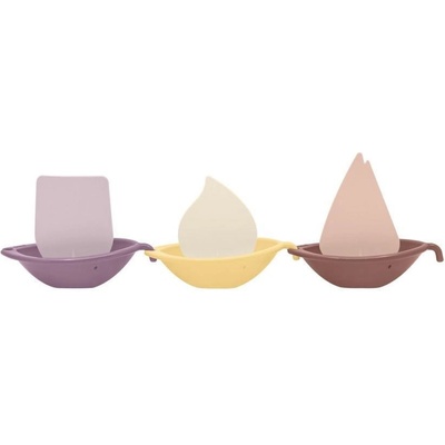 BIBS Sail Boats lodičky do vody Pink Mix 3 ks