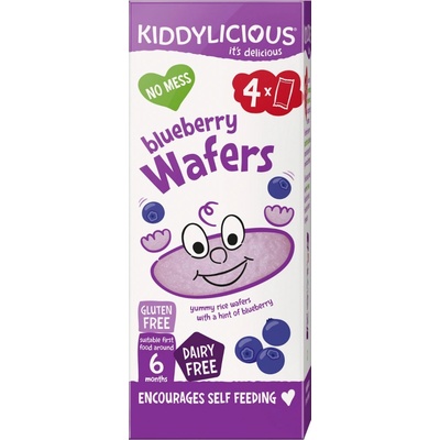 Kiddylicious oplatky borůvkové mini 4 5 g – Hledejceny.cz