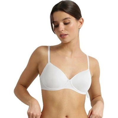DIM INVISIBLE WIRELESS PADDED BRA bílá