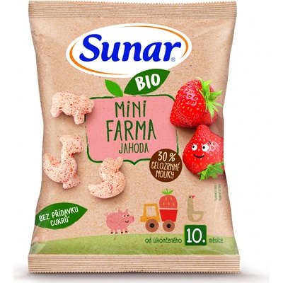 Sunar BIO Mini farma jahoda 18 g – Hledejceny.cz