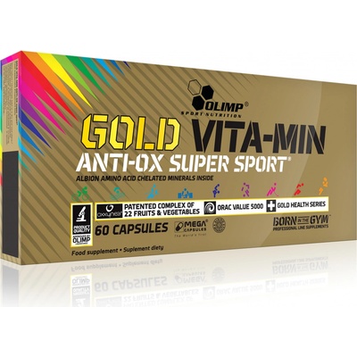 Olimp Gold Vita-Min Anti-Ox super sport 60 kapsúl