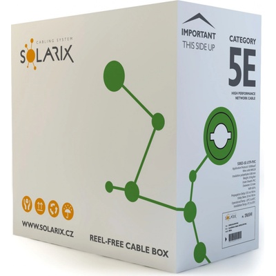 Solarix SXKD-5E-UTP-PVC CAT5E UTP PVC Eca, 305m