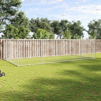 vidaXL Venkovní psí kotec 800 x 400 x 200 cm