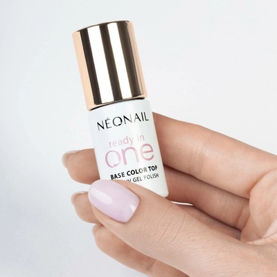 NEONAIL Ready In One 3in1 UV Gel Polish gelový lak na nehty s diamantovým práškem odstín 09 One Pastel Lilac 7.2 ml