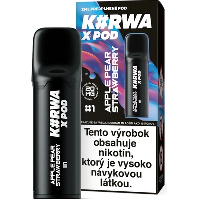 ElfBar Kurwa X Pod cartridge Apple Pear Strawberry 20 mg