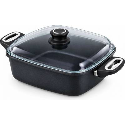 Profesionální titanový pekáč Proficookware 28 x28 cm hloubka 9 cm na indukci s poklicí