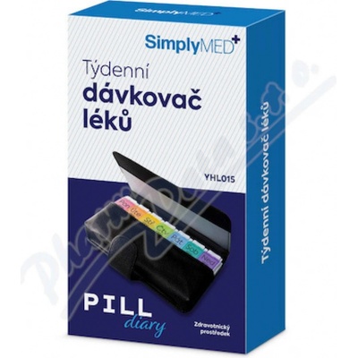 SimplyMed Dávkovač léků týdenní YHL015 Pill diary