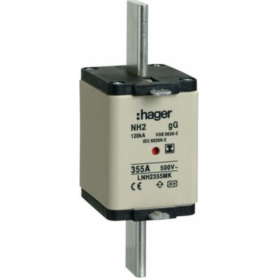 Hager Pojistková vložka NH2 355A 500V gG (LNH2355MK)