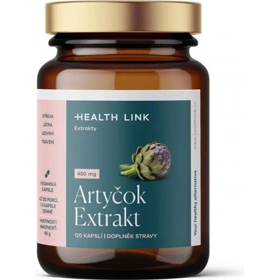 Health Link Artyčok extrakt kapsle 450 mg 120 ks
