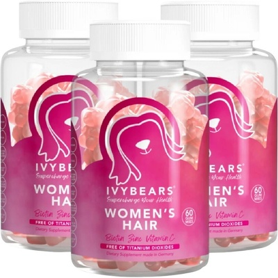 IvyBears Vlasové vitamíny pro ženy na 3 měsíce