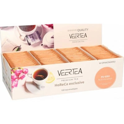 Veertea Pu erh a citronový červený Čaj 100 x 2 g