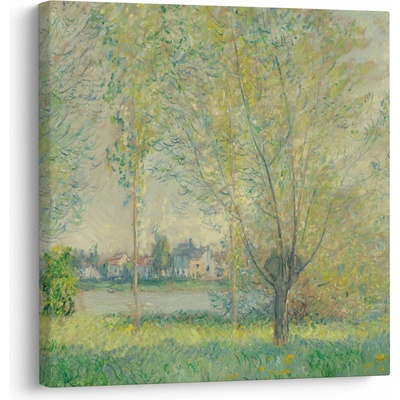 Obraz - Claude Monet, The Willows, reprodukcia, jednodielne 40x40 cm