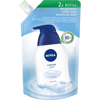 Nivea Creme Soft tekuté mýdlo náhradní náplň 500 ml