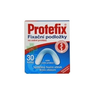 Protefix fixační podložka dolní zuby 30 tablet – Hledejceny.cz