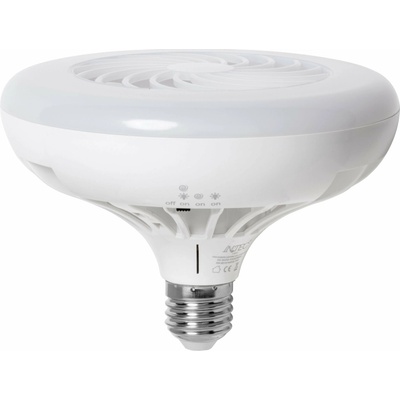 FanEurope Fan KLASSIC-E27-FAN LED žárovka E27 s ventilátorem, 8 W 960 lm 4000 K