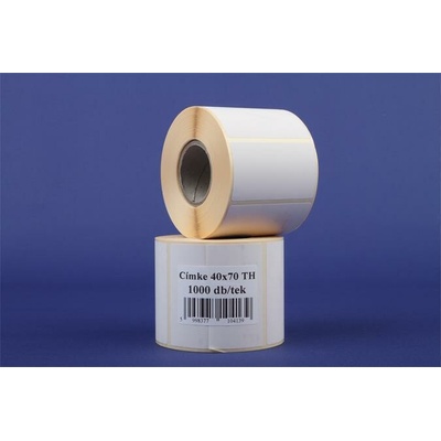 Etiketa, termo, 40 x 70mm, 1000 ks/rola