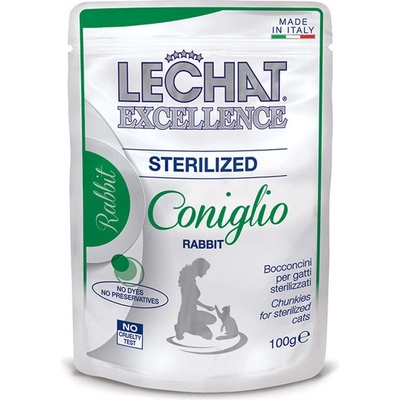 Lechat Excellence STERILIZED králik 100 g