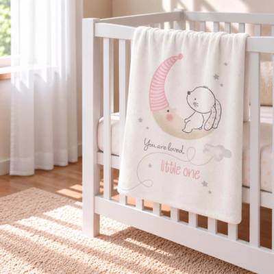 HERDING Baby supersoft deka MALÝ ZAJAČIK