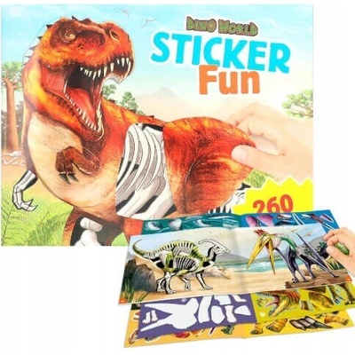 Súprava s nálepkami Dino World *Sticker Fun