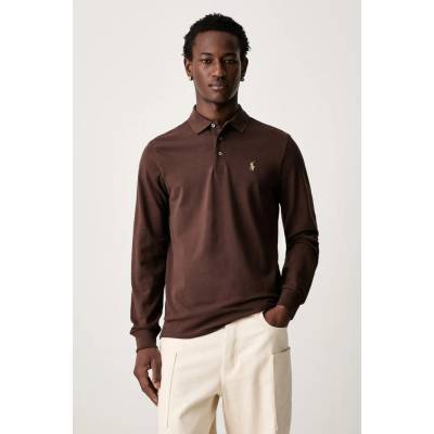 Polo Ralph Lauren 710955081 s dlhým rukávom hnedá